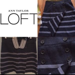 Loft xs Sweater button skirt